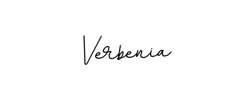 You should practise on your own different ways (BallpointsItalic-DORy9) to write your name (Verbenia) in signature. don't let someone else do it for you. Verbenia signature style 11 images and pictures png