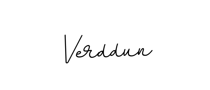 How to make Verddun signature? BallpointsItalic-DORy9 is a professional autograph style. Create handwritten signature for Verddun name. Verddun signature style 11 images and pictures png