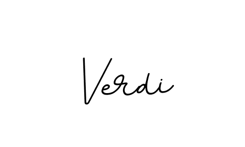 Make a beautiful signature design for name Verdi. With this signature (BallpointsItalic-DORy9) style, you can create a handwritten signature for free. Verdi signature style 11 images and pictures png