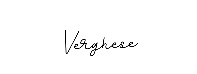 Make a beautiful signature design for name Verghese. With this signature (BallpointsItalic-DORy9) style, you can create a handwritten signature for free. Verghese signature style 11 images and pictures png