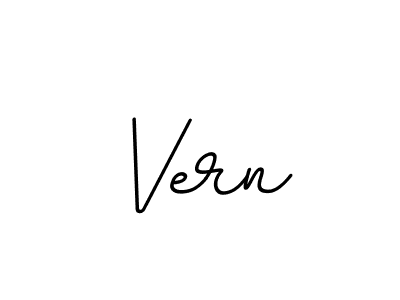 Make a beautiful signature design for name Vern. With this signature (BallpointsItalic-DORy9) style, you can create a handwritten signature for free. Vern signature style 11 images and pictures png