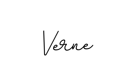 Make a beautiful signature design for name Verne. With this signature (BallpointsItalic-DORy9) style, you can create a handwritten signature for free. Verne signature style 11 images and pictures png