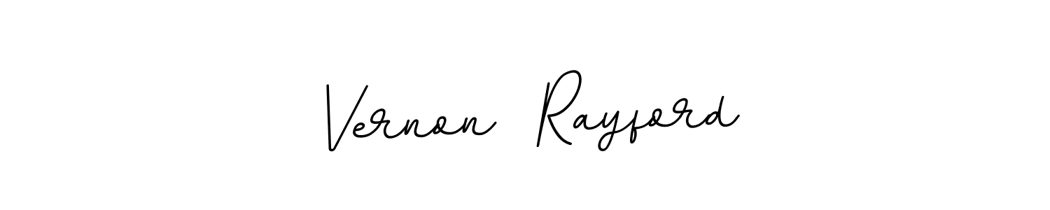 Make a beautiful signature design for name Vernon  Rayford. With this signature (BallpointsItalic-DORy9) style, you can create a handwritten signature for free. Vernon  Rayford signature style 11 images and pictures png