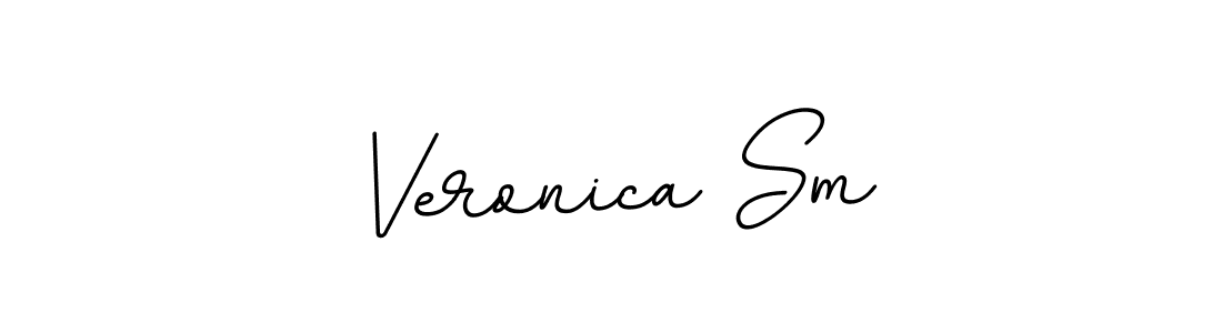 Use a signature maker to create a handwritten signature online. With this signature software, you can design (BallpointsItalic-DORy9) your own signature for name Veronica Sm. Veronica Sm signature style 11 images and pictures png