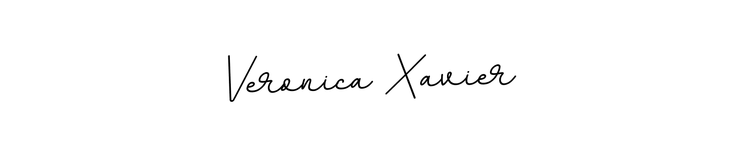 The best way (BallpointsItalic-DORy9) to make a short signature is to pick only two or three words in your name. The name Veronica Xavier include a total of six letters. For converting this name. Veronica Xavier signature style 11 images and pictures png