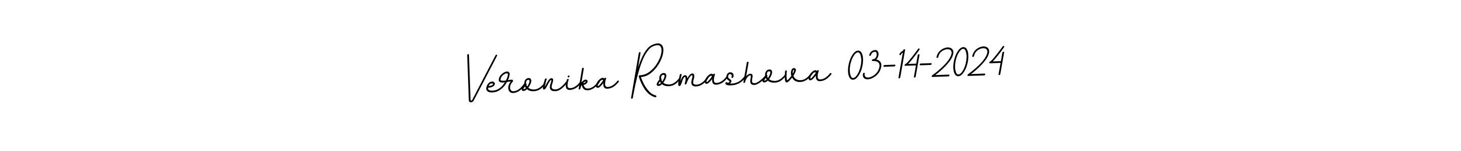 Make a beautiful signature design for name Veronika Romashova 03-14-2024. Use this online signature maker to create a handwritten signature for free. Veronika Romashova 03-14-2024 signature style 11 images and pictures png
