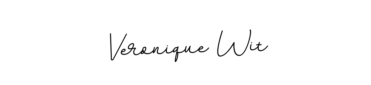 Veronique Wit stylish signature style. Best Handwritten Sign (BallpointsItalic-DORy9) for my name. Handwritten Signature Collection Ideas for my name Veronique Wit. Veronique Wit signature style 11 images and pictures png