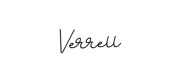 The best way (BallpointsItalic-DORy9) to make a short signature is to pick only two or three words in your name. The name Verrell include a total of six letters. For converting this name. Verrell signature style 11 images and pictures png