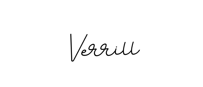 How to make Verrill name signature. Use BallpointsItalic-DORy9 style for creating short signs online. This is the latest handwritten sign. Verrill signature style 11 images and pictures png