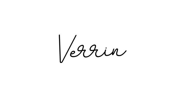 Create a beautiful signature design for name Verrin. With this signature (BallpointsItalic-DORy9) fonts, you can make a handwritten signature for free. Verrin signature style 11 images and pictures png