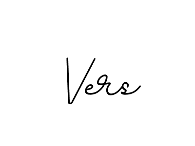Create a beautiful signature design for name Vers. With this signature (BallpointsItalic-DORy9) fonts, you can make a handwritten signature for free. Vers signature style 11 images and pictures png