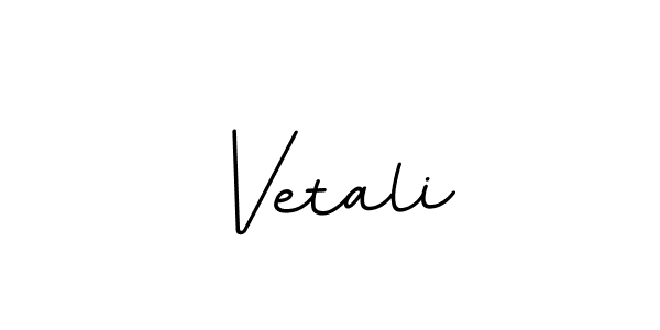 It looks lik you need a new signature style for name Vetali. Design unique handwritten (BallpointsItalic-DORy9) signature with our free signature maker in just a few clicks. Vetali signature style 11 images and pictures png