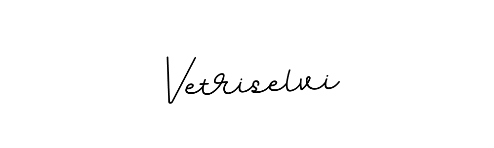 Also You can easily find your signature by using the search form. We will create Vetriselvi name handwritten signature images for you free of cost using BallpointsItalic-DORy9 sign style. Vetriselvi signature style 11 images and pictures png