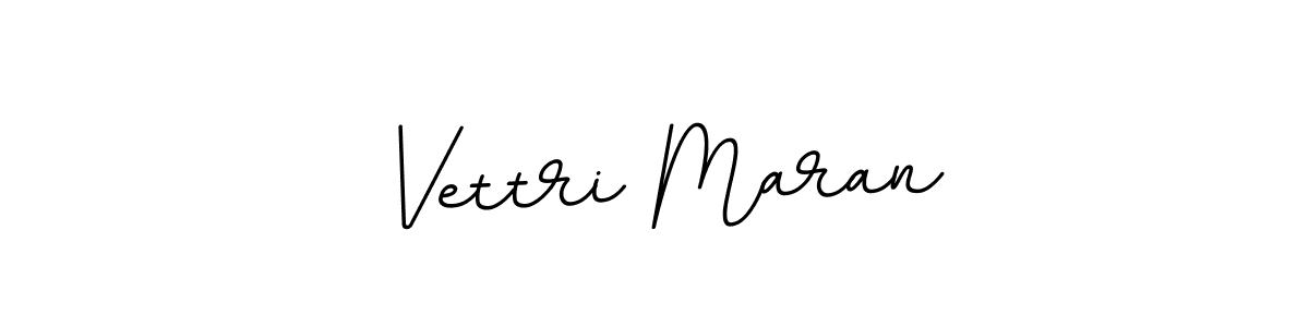How to make Vettri Maran name signature. Use BallpointsItalic-DORy9 style for creating short signs online. This is the latest handwritten sign. Vettri Maran signature style 11 images and pictures png
