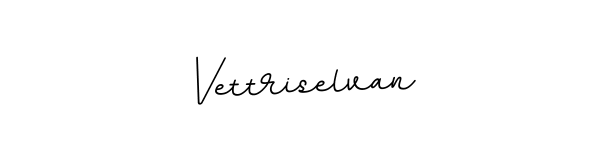 You should practise on your own different ways (BallpointsItalic-DORy9) to write your name (Vettriselvan) in signature. don't let someone else do it for you. Vettriselvan signature style 11 images and pictures png