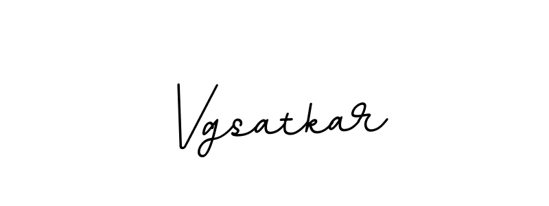 Design your own signature with our free online signature maker. With this signature software, you can create a handwritten (BallpointsItalic-DORy9) signature for name Vgsatkar. Vgsatkar signature style 11 images and pictures png