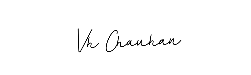 if you are searching for the best signature style for your name Vh Chauhan. so please give up your signature search. here we have designed multiple signature styles  using BallpointsItalic-DORy9. Vh Chauhan signature style 11 images and pictures png
