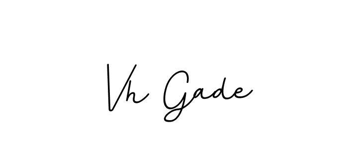 Similarly BallpointsItalic-DORy9 is the best handwritten signature design. Signature creator online .You can use it as an online autograph creator for name Vh Gade. Vh Gade signature style 11 images and pictures png