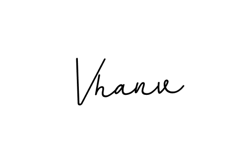 Make a beautiful signature design for name Vhanv. With this signature (BallpointsItalic-DORy9) style, you can create a handwritten signature for free. Vhanv signature style 11 images and pictures png
