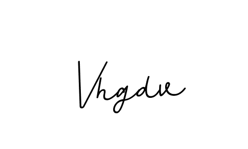 Use a signature maker to create a handwritten signature online. With this signature software, you can design (BallpointsItalic-DORy9) your own signature for name Vhgdv. Vhgdv signature style 11 images and pictures png