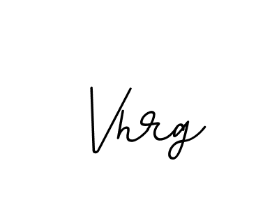 Create a beautiful signature design for name Vhrg. With this signature (BallpointsItalic-DORy9) fonts, you can make a handwritten signature for free. Vhrg signature style 11 images and pictures png