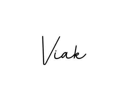 Viak stylish signature style. Best Handwritten Sign (BallpointsItalic-DORy9) for my name. Handwritten Signature Collection Ideas for my name Viak. Viak signature style 11 images and pictures png