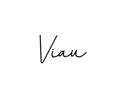 Design your own signature with our free online signature maker. With this signature software, you can create a handwritten (BallpointsItalic-DORy9) signature for name Viau. Viau signature style 11 images and pictures png