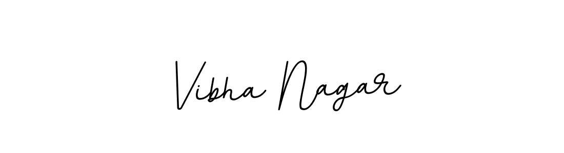 How to make Vibha Nagar name signature. Use BallpointsItalic-DORy9 style for creating short signs online. This is the latest handwritten sign. Vibha Nagar signature style 11 images and pictures png