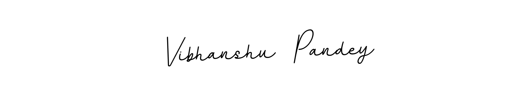 You should practise on your own different ways (BallpointsItalic-DORy9) to write your name (Vibhanshu  Pandey) in signature. don't let someone else do it for you. Vibhanshu  Pandey signature style 11 images and pictures png