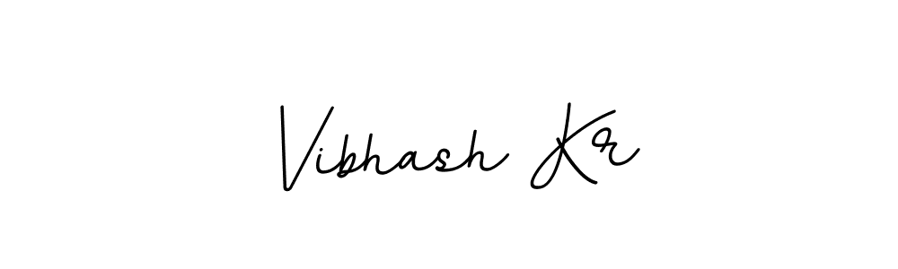 Use a signature maker to create a handwritten signature online. With this signature software, you can design (BallpointsItalic-DORy9) your own signature for name Vibhash Kr. Vibhash Kr signature style 11 images and pictures png