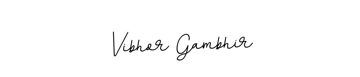 You can use this online signature creator to create a handwritten signature for the name Vibhor Gambhir. This is the best online autograph maker. Vibhor Gambhir signature style 11 images and pictures png