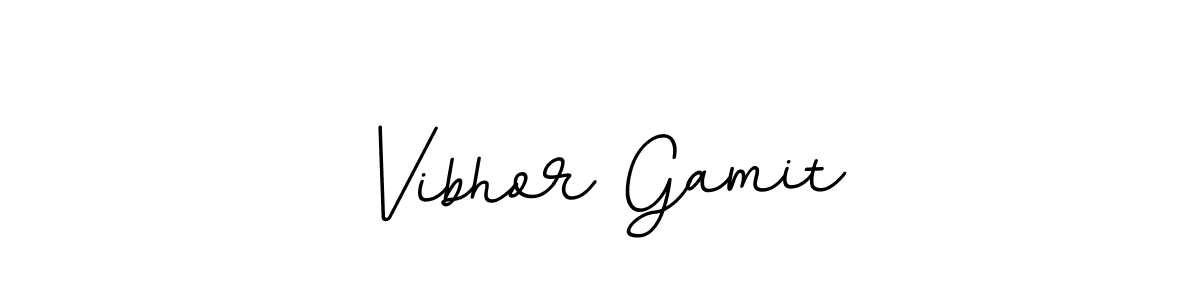 How to make Vibhor Gamit signature? BallpointsItalic-DORy9 is a professional autograph style. Create handwritten signature for Vibhor Gamit name. Vibhor Gamit signature style 11 images and pictures png