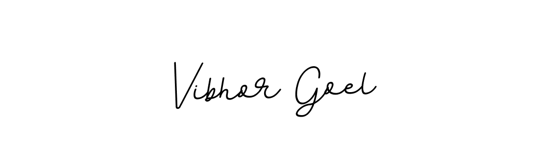 How to make Vibhor Goel signature? BallpointsItalic-DORy9 is a professional autograph style. Create handwritten signature for Vibhor Goel name. Vibhor Goel signature style 11 images and pictures png