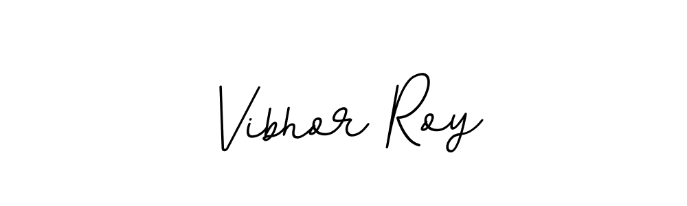 Create a beautiful signature design for name Vibhor Roy. With this signature (BallpointsItalic-DORy9) fonts, you can make a handwritten signature for free. Vibhor Roy signature style 11 images and pictures png