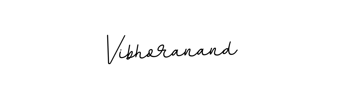 Vibhoranand stylish signature style. Best Handwritten Sign (BallpointsItalic-DORy9) for my name. Handwritten Signature Collection Ideas for my name Vibhoranand. Vibhoranand signature style 11 images and pictures png