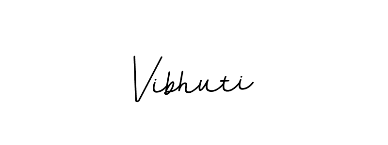 The best way (BallpointsItalic-DORy9) to make a short signature is to pick only two or three words in your name. The name Vibhuti  include a total of six letters. For converting this name. Vibhuti  signature style 11 images and pictures png