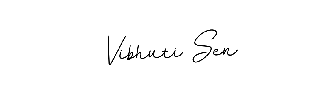 Use a signature maker to create a handwritten signature online. With this signature software, you can design (BallpointsItalic-DORy9) your own signature for name Vibhuti Sen. Vibhuti Sen signature style 11 images and pictures png