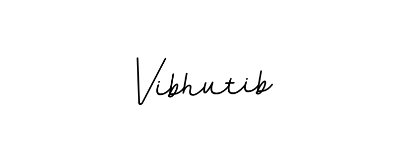 Vibhutib stylish signature style. Best Handwritten Sign (BallpointsItalic-DORy9) for my name. Handwritten Signature Collection Ideas for my name Vibhutib. Vibhutib signature style 11 images and pictures png