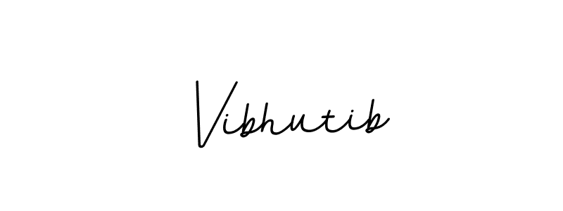 Vibhutib stylish signature style. Best Handwritten Sign (BallpointsItalic-DORy9) for my name. Handwritten Signature Collection Ideas for my name Vibhutib. Vibhutib signature style 11 images and pictures png