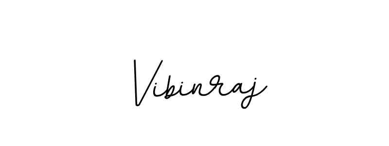 Create a beautiful signature design for name Vibinraj. With this signature (BallpointsItalic-DORy9) fonts, you can make a handwritten signature for free. Vibinraj signature style 11 images and pictures png