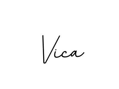 Create a beautiful signature design for name Vica. With this signature (BallpointsItalic-DORy9) fonts, you can make a handwritten signature for free. Vica signature style 11 images and pictures png