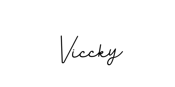 It looks lik you need a new signature style for name Viccky. Design unique handwritten (BallpointsItalic-DORy9) signature with our free signature maker in just a few clicks. Viccky signature style 11 images and pictures png