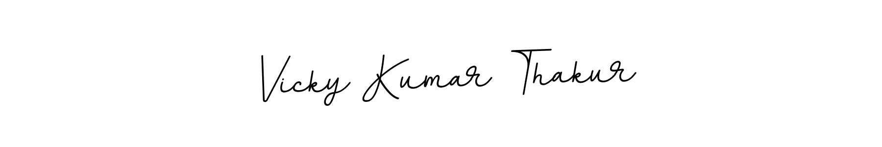 How to make Vicky Kumar Thakur name signature. Use BallpointsItalic-DORy9 style for creating short signs online. This is the latest handwritten sign. Vicky Kumar Thakur signature style 11 images and pictures png