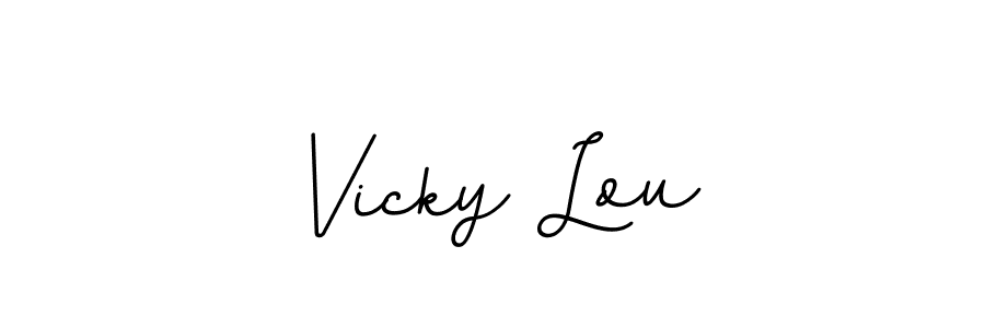 Check out images of Autograph of Vicky Lou name. Actor Vicky Lou Signature Style. BallpointsItalic-DORy9 is a professional sign style online. Vicky Lou signature style 11 images and pictures png