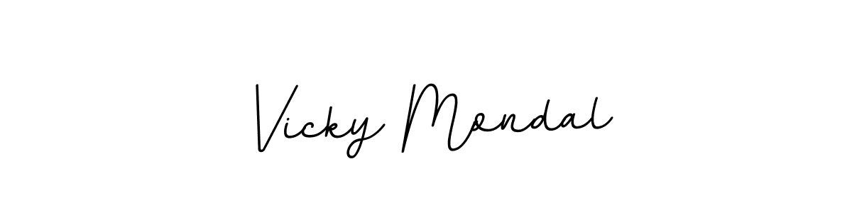 How to Draw Vicky Mondal signature style? BallpointsItalic-DORy9 is a latest design signature styles for name Vicky Mondal. Vicky Mondal signature style 11 images and pictures png