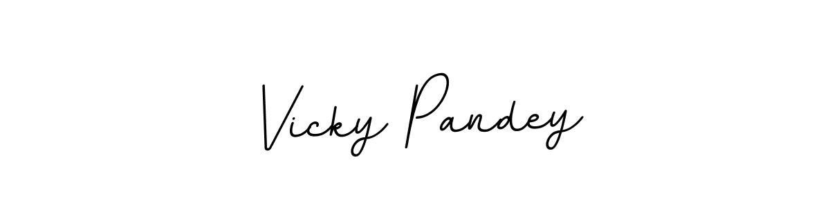 How to make Vicky Pandey signature? BallpointsItalic-DORy9 is a professional autograph style. Create handwritten signature for Vicky Pandey name. Vicky Pandey signature style 11 images and pictures png