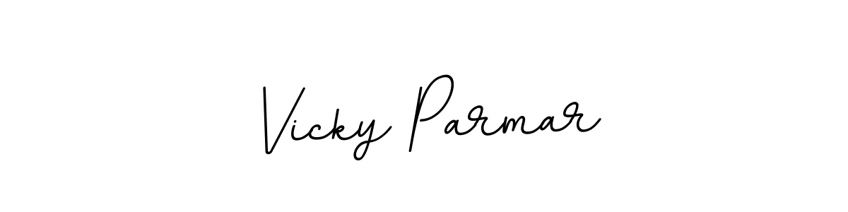 Make a beautiful signature design for name Vicky Parmar. Use this online signature maker to create a handwritten signature for free. Vicky Parmar signature style 11 images and pictures png