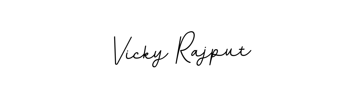 This is the best signature style for the Vicky Rajput name. Also you like these signature font (BallpointsItalic-DORy9). Mix name signature. Vicky Rajput signature style 11 images and pictures png