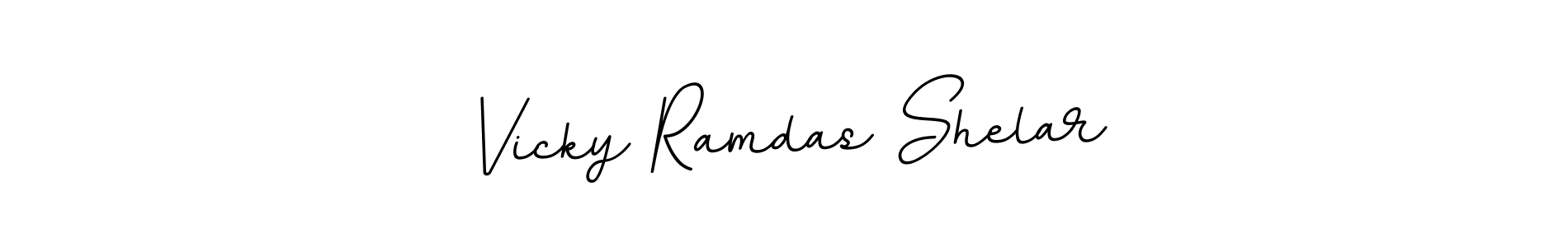 Create a beautiful signature design for name Vicky Ramdas Shelar. With this signature (BallpointsItalic-DORy9) fonts, you can make a handwritten signature for free. Vicky Ramdas Shelar signature style 11 images and pictures png