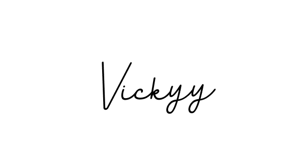 Also we have Vickyy name is the best signature style. Create professional handwritten signature collection using BallpointsItalic-DORy9 autograph style. Vickyy signature style 11 images and pictures png